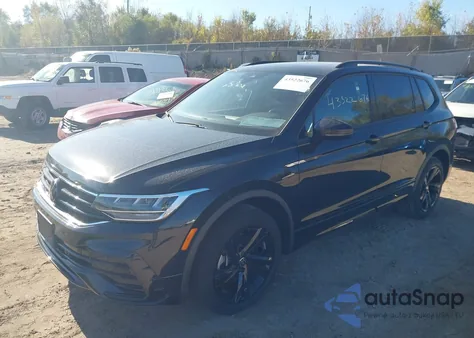 2024 Volkswagen Tiguan 2.0T Se R-Line Black from USA, damaged, VIN 3VV8B7AX6RM207103